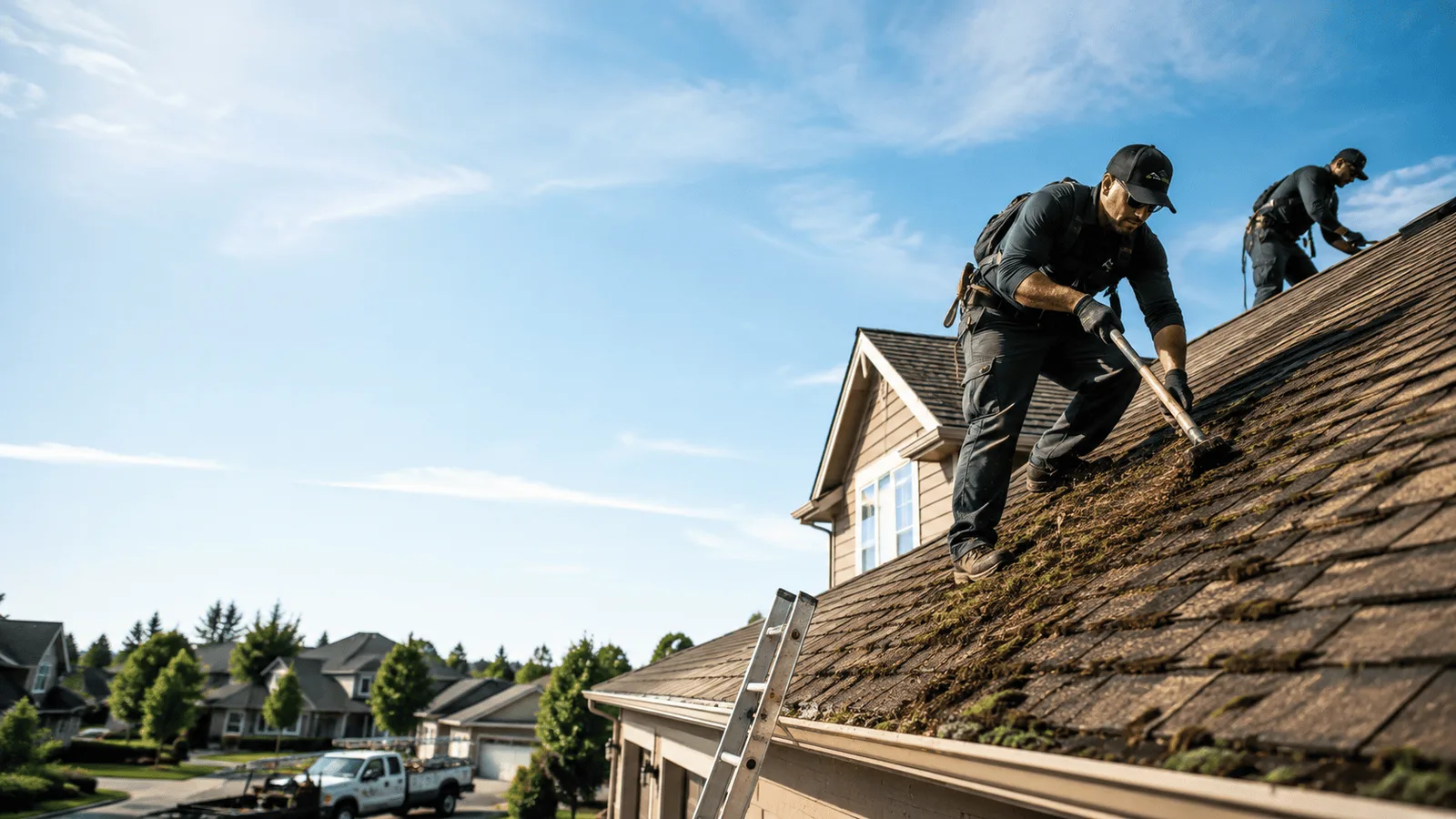 Roof Moss Removal in Polk City, IA near me